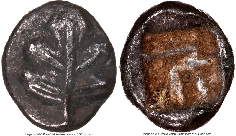 CARIAN ISLANDS. Rhodes. Camirus. ca. 500-460 BC. AR tritemorion (8mm). NGC Choic...