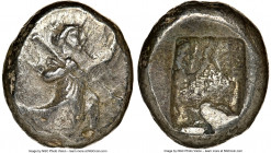 ACHAEMENID PERSIA. Xerxes II-Artaxerxes II (ca. 5th-4th centuries BC). AR siglos (16mm). NGC Choice VF. Lydo-Milesian standard. Sardes mint, ca. 420-3...