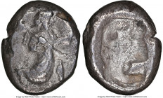 ACHAEMENID PERSIA. Xerxes II-Artaxerxes II (ca. 5th-4th centuries BC). AR siglos (16mm). NGC Choice VF. Lydo-Milesian standard. Sardes mint, ca. 420-3...