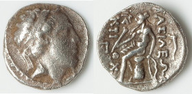 SELEUCID KINGDOM. Antiochus IV Epiphanes (175-164 BC). AR drachm (17mm, 3.99 gm, 1h). Choice Fine. Diademed head of Antiochus IV right, short diadem e...