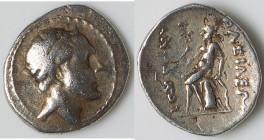 SELEUCID KINGDOM. Antiochus IV Epiphanes (175-164 BC). AR drachm (18mm, 4.06 gm, 11h). Choice Fine. Diademed head of Antiochus IV right, short diadem ...
