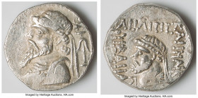 ELYMAIS KINGDOM. Kamnaskires V (ca. 54-32 BC). BI tetradrachm (25mm, 15.17 gm, 12h). Choice VF. Seleucia ad Hedyphon. Diademed, draped bust of Kamnask...
