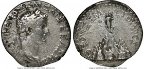 CAPPADOCIA. Caesarea-Eusebia. Tiberius (AD 14-37). AR drachm (19mm, 12h). NGC Choice Fine. ???????? ?????? ????????, laureate head of Tiberius right /...