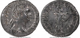 Domitian (AD 81-96). AR denarius (19mm, 6h). NGC XF, flan flaw. Rome, 14 September AD 93-13 September AD 94. IMP CAES DOMIT AVG-GERM P M TR P XIII, la...
