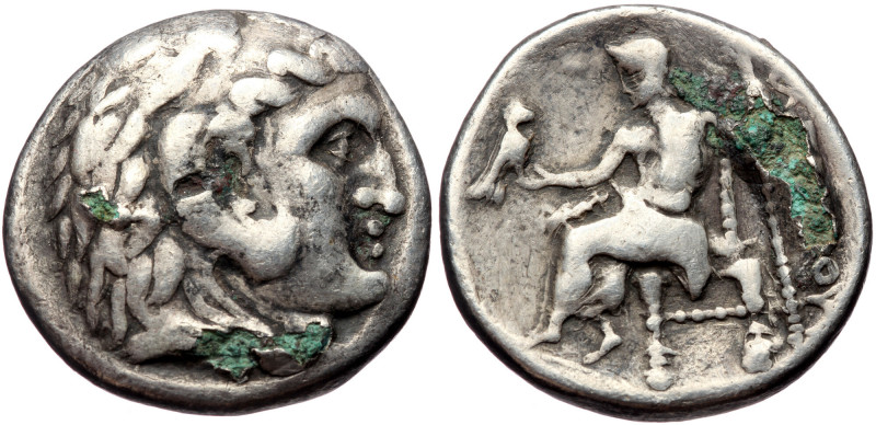 Kings of Macedon, Alexander III (336-323 BC) AR (foure) Tetradrachm (Silver, 14,...