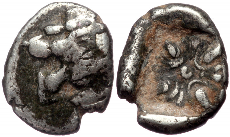 Ionia, Miletos AR Diobol (Silver 1,01g 10mm) Late 6th-early 5th century BC
Obv: ...