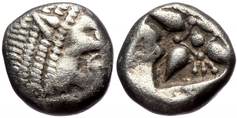 Ionia, Miletos AR Diobol (Silver, 1,09g, 9mm) Late 6th-early 5th century BC
Obv:...