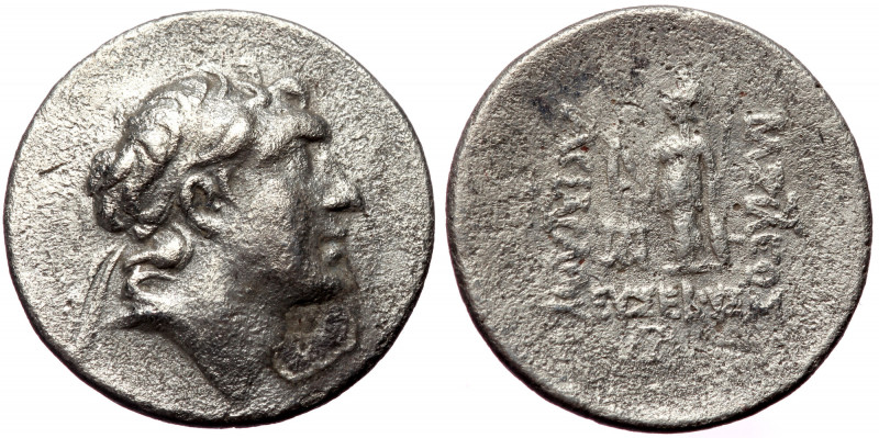 Kingdom of Cappadocia, Ariarathes V Eusebes (ca. 163-130 BC), AR drachm Silver, ...