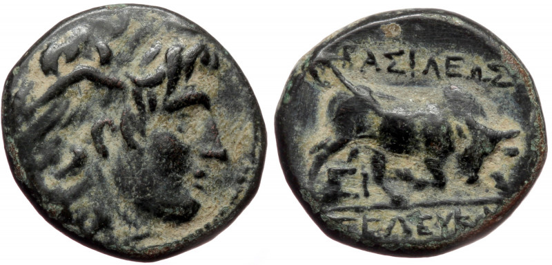 Seleukid Kingdom, Sardes, Seleukos I Nikator (312-281 BC) AE (bronze, 2,63 g, 15...