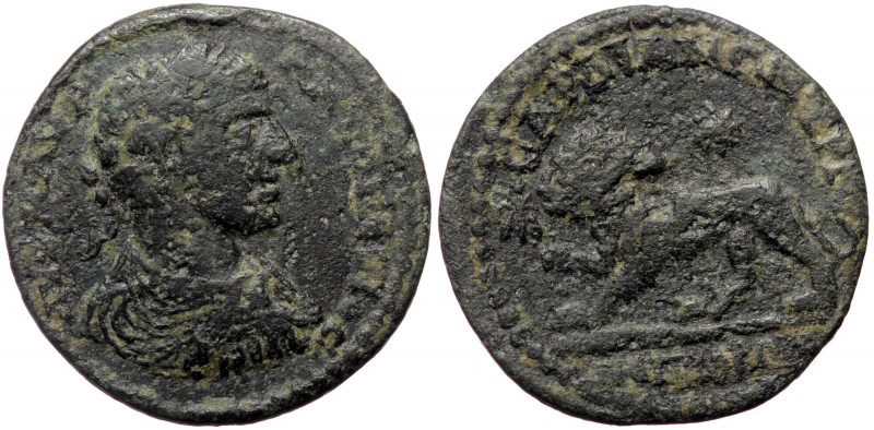 Lydia, Sardeis, Caracalla (211-217), AE (Bronze, 24,9 mm, 5,90 g). Obv: AYT M AV...