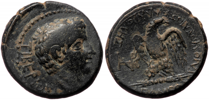 Phrygia, Apamea, Tiberius (14-37), AE (Bronze, 19,7 mm, 5,71 g), struck under th...