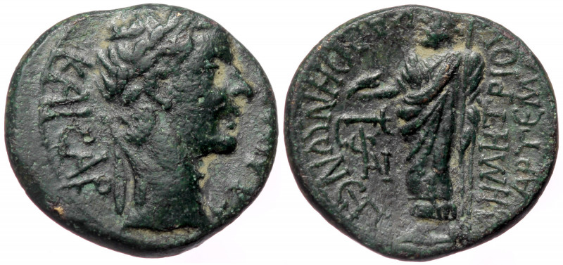 Phrygia, Cadi AE (Bronze 3,90g 19mm) Claudius (Augustus, 41-54) Magistrate: Deme...