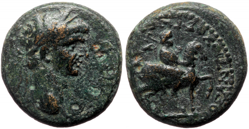 PHRYGIA. Hierapolis AE (Bronze,6,27g,19mm) Claudius (41-54)
Obv: KΛAYΔIOΣ KAIΣAP...