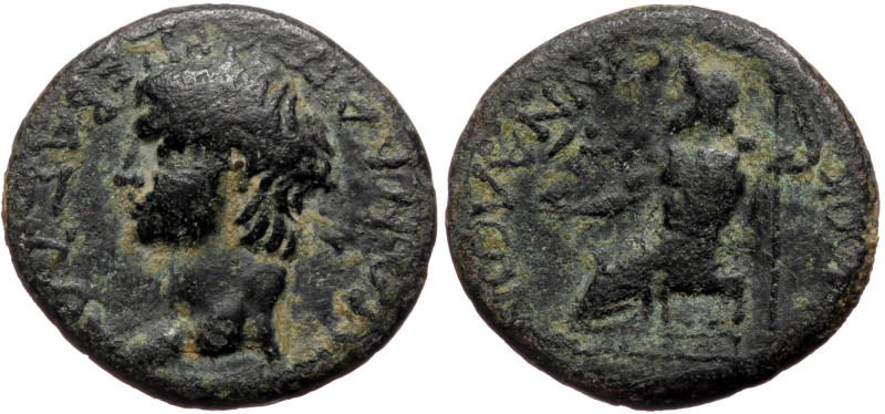 Phrygia, Synnada, Nero (54-68), AE (Bronze, 19,7 mm, 3,92 g), struck under Ti. K...