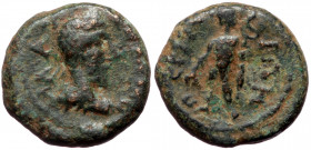 Perge, Pamphylia AEAE (Bronze, 14,4 mm, 3,40 g) Aurelius (161-180)
Obv: Μ ΑΝ[ΤΟNEIΝ]ΟϹ; laureate, draped and cuirassed bust r., seen from rear; 
Rev: ...