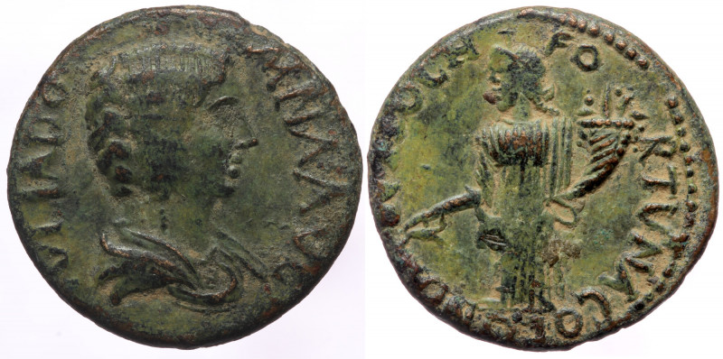 Pisidia, Antioch AE (Bronze, 5,82g, 21mm) Julia Domna (wife of S. Severus) ca 20...