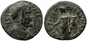 Pisidia, Antiochia, Septimus Severus (193-211), AE (Bronze, 22,1 mm, 4,58 g). Obv: P SEPTI - VI CEV […], laureate head of Septimius right. 
Rev: AN-TI...