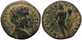 Pisidia, Antiochia, Septimus Severus (193-211), AE (Bronze, 22,5 mm, 4,61 g). Obv: SEPT SE - V AVG IA (?), laureate headof Septimius right. 
Rev: ANT-...