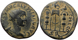 Pisidia, Antiochia, Volusianus (251-253), AE (Bronze, 23,0 mm, 6,58 g). Obv: IMP C Y MP GALVSSIANO AVG, radiate, draped and cuirassed bust of Volusian...