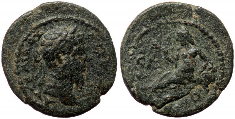 Lycaonia (?), Iconium (?), Commodus (177-192), AE (Bronze, 20,1 mm, 4,80 g). Obv...