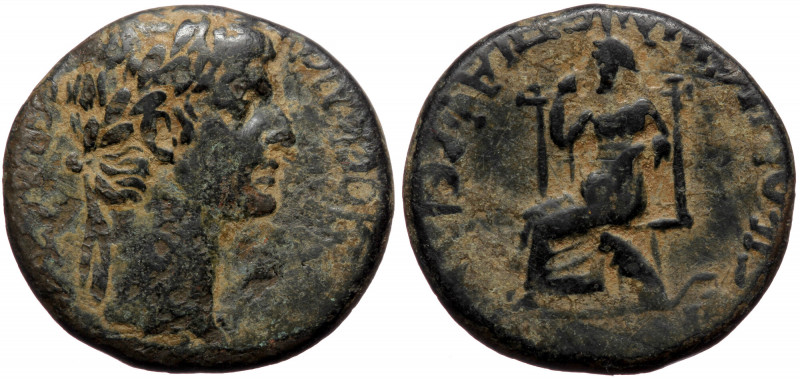 Koinon of Galatia AE (Bronze, 24,0 mm, 8,23 g) Claudius Magistrate: Annius Afrin...