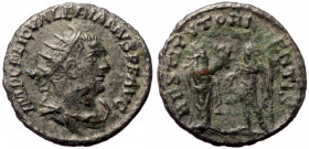 Valerian (251-260), AE antoninianus (Bronze, 19,9 mm, 3,18 g). Obv: IMP C P LIC VALERIANVS P F AVG, radiate, draped and cuirassed bust right. 
Rev: RE...