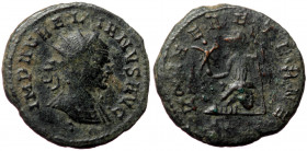 Aurelian (270-275), Cyzicus, AE antoninianus (Bronze, 21,9 mm, 4,45 g). Obv: IMP AVRELIANVS AVG, radiate and cuirased bust left.
Rev: RO[M]AE AETERNE,...