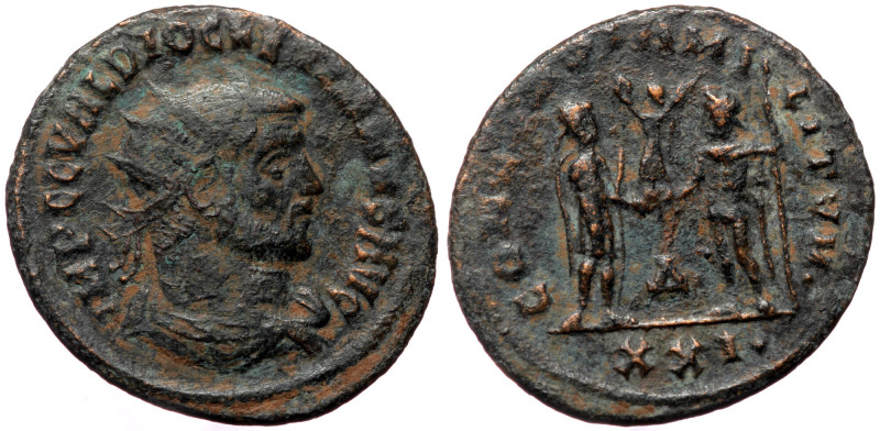 Diocletianus (284-305), Antiochia, AE antoninianus (Bronze, 22,0 mm, 3,08 g). Ob...