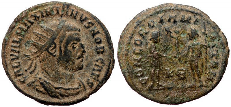 Maximianus as caesar (285-305), Cyzicus, AE antoninianus (Bronze, 21,3 mm, 2,72 ...