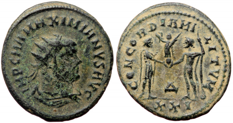 Maximianus (285-305), Cyzicus, AE antoninianus (Bronze, 22,5 mm, 3,85 g), 293. O...