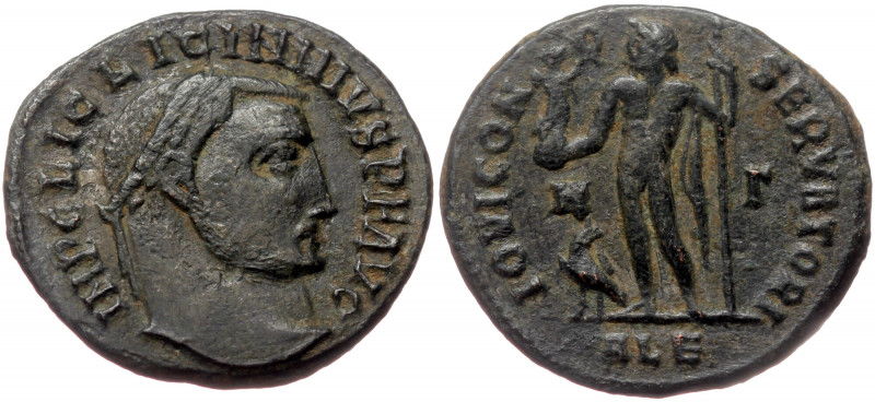 LICINIUS I AE Follis (Bronze 4,62g 21mm) Alexandria, 314-315 
Obv: IMP C LICINIV...