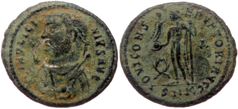 Licinius I (308-324 AD) AE Follis (Bronze 3,18g 20mm) Kyzikos
Obv: IMP LICINIVS ...