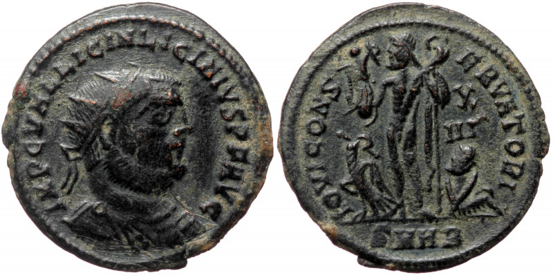 Licinius I (308-324), AE follis (Bronze, 20,8 mm, 2,69 g), 321-324. Obv: IMP C V...