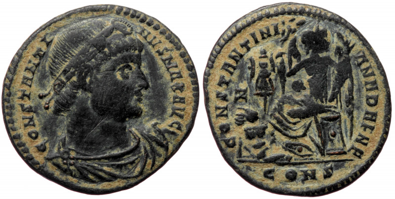 Constantine I (307/10-337), Constantinopolis, AE follis (Bronze, 19,8 mm, 2,68 g...