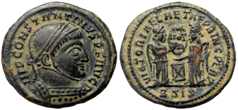 Constantine I (307/10-337), Siscia, AE follis (Bronze, 19,1 mm, 3,37 g), 318-319...