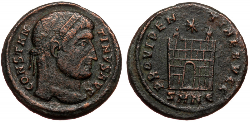 Constantine The Great (307/310-337) AE Follis (Bronze 3,22g 19mm) Nicomedia.
Obv...