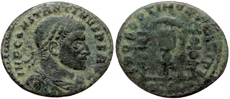 Constantine I (306-337), Rome, AE follis (Bronze, 23,2 mm 3,78 g), 312-313. 
Obv...