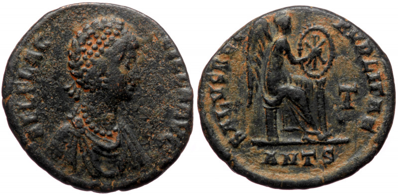 Aelia Flaccilla (379-386/8), Antiochia, AE follis (Bronze, 21,8 mm, 4,84 g), 383...