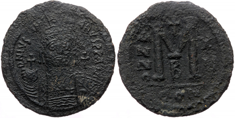 Justinian I (527-565), AE follis (Bronze, 40,0 mm, 20,80 g), Constantinople, yea...