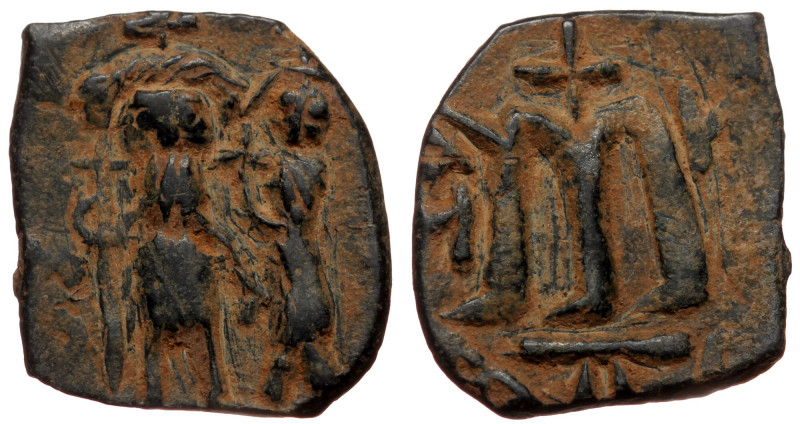 Unreaserched Arab-Byzantine (?) AE follis (Bronze 3,69g 19mm)