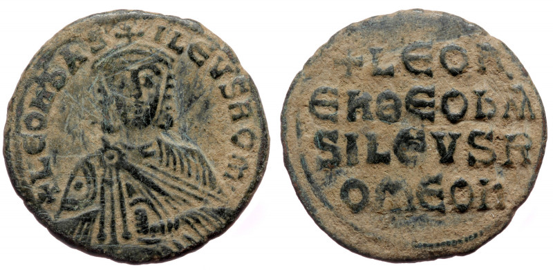 Leo VI the Wise (886-912), AE follis (Bronze, 25,2 mm, 6,71 g), Constantinople. ...