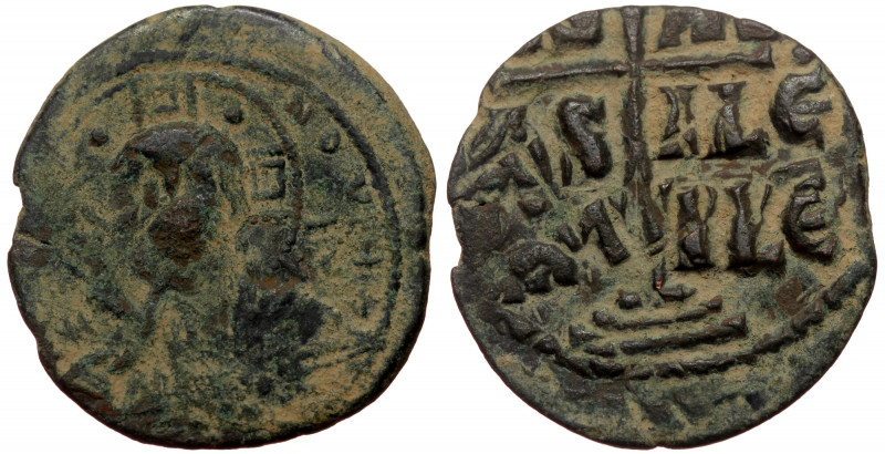 Anonymous attributed to Romanus III (1028-1034) AE follis (Bronze 7,73g 30mm) Co...