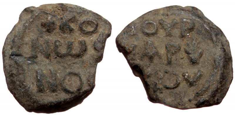 Byzantine Lead seal (Lead 7,05g 21mm)