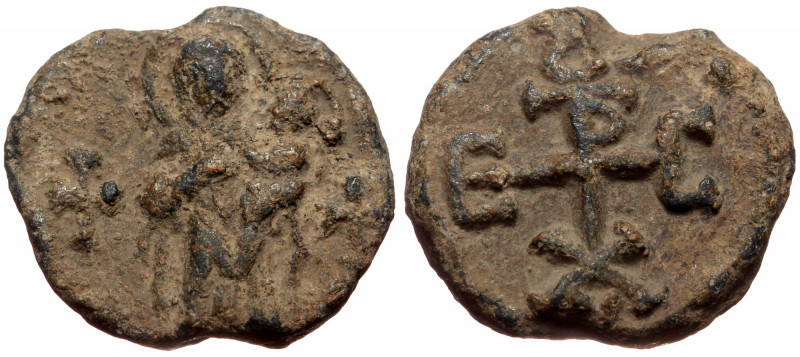 Byzantine Lead seal (Lead 6,38g 18mm)