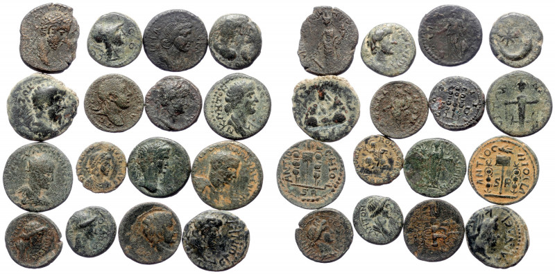 16 Roman bronze coins (Bronze, 74.88g)