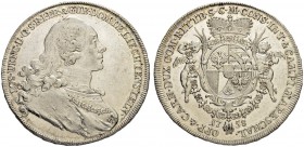 LIECHTENSTEIN
Joseph Wenzel, 1748-1772. 1/2 Taler 1758, Wien. 13.98 g. Divo 63. Selten / Rare. Vorzüglich / Extremely fine. (~€ 425/~US$ 525)