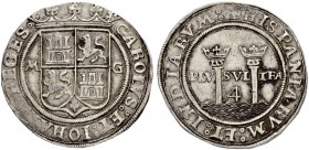 MEXIKO
Juana y Carlos, 1504-1516. 4 Reales o. J., G-Mexico. 13.75 g. Cayon 3103. Sehr schön-vorzüglich / Very fine-extremely fine. (~€ 170/~US$ 210)...