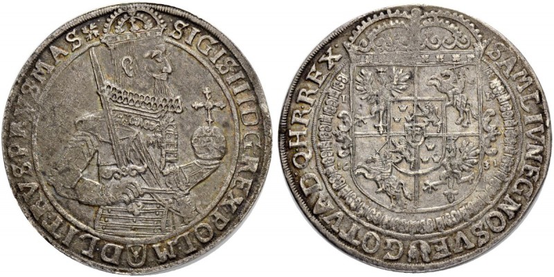 POLEN
Sigismund III. 1587-1632. Taler 1631 I-I, Bromberg. Titel Sigismunds III....