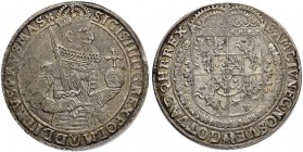 POLEN
Sigismund III. 1587-1632. Taler 1631 I-I, Bromberg. Titel Sigismunds III. 28.10 g. Gumowski 1426. Dav. 4316. Selten / Rare. Überdurchschnittlic...