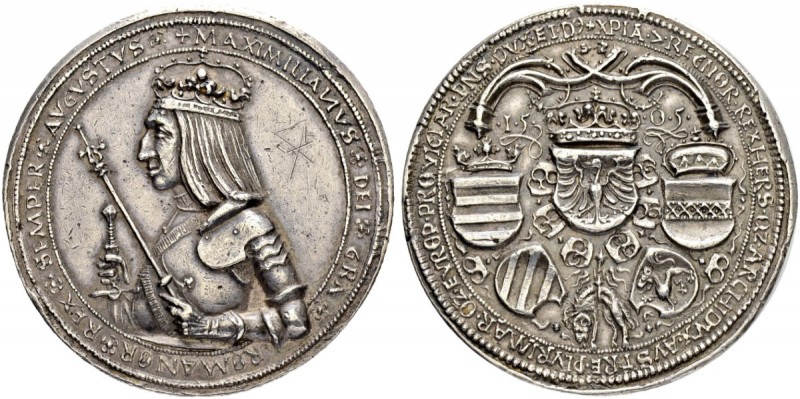 RDR / ÖSTERREICH
Maximilian I. 1493-1519. Doppelter Schauguldiner 1505, Hall. S...